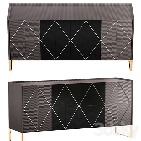 Chest of drawers Pimlico Elm Large